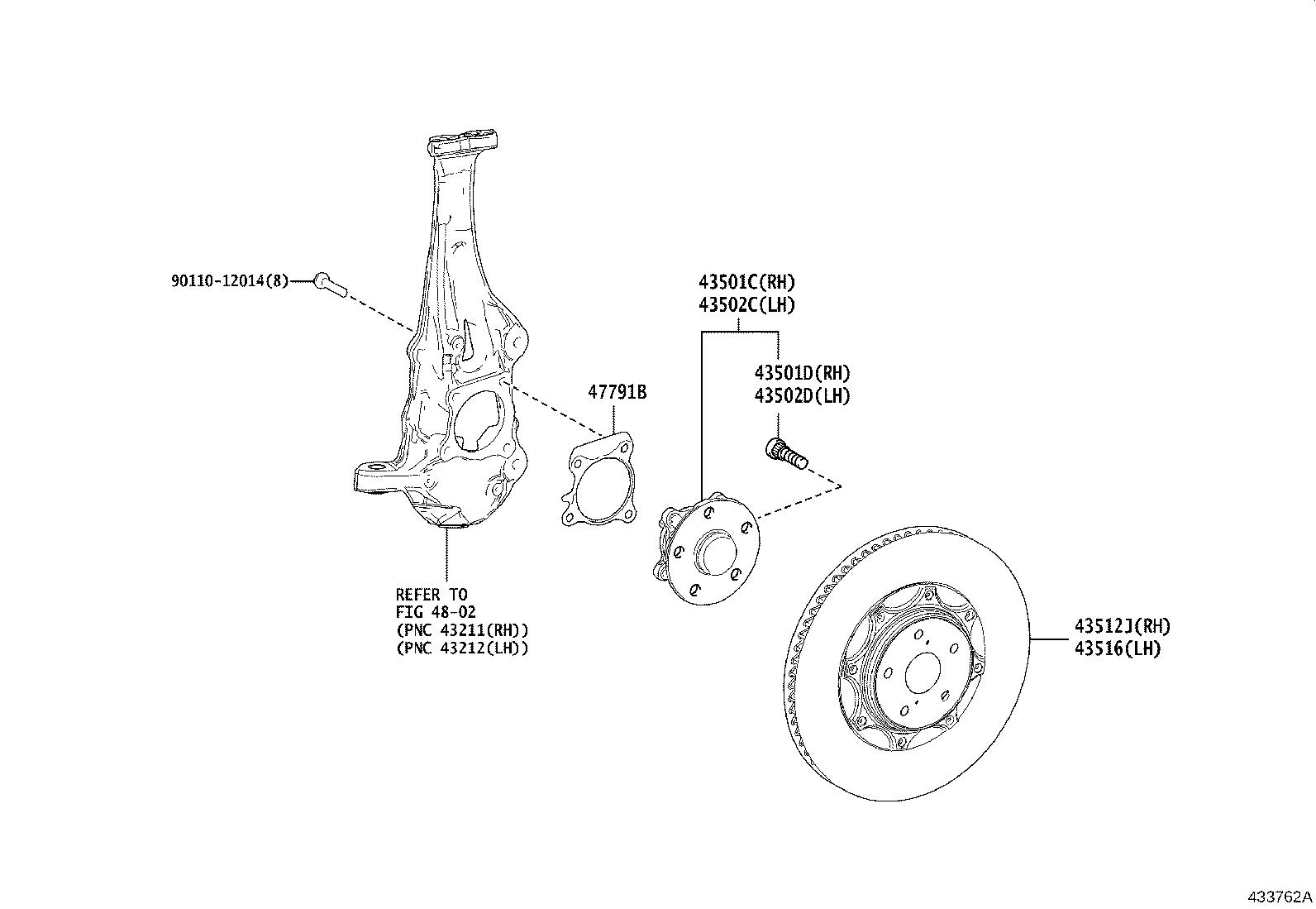 Lexus LC 500 Disc, front right. Brake, brakes, wheel ...