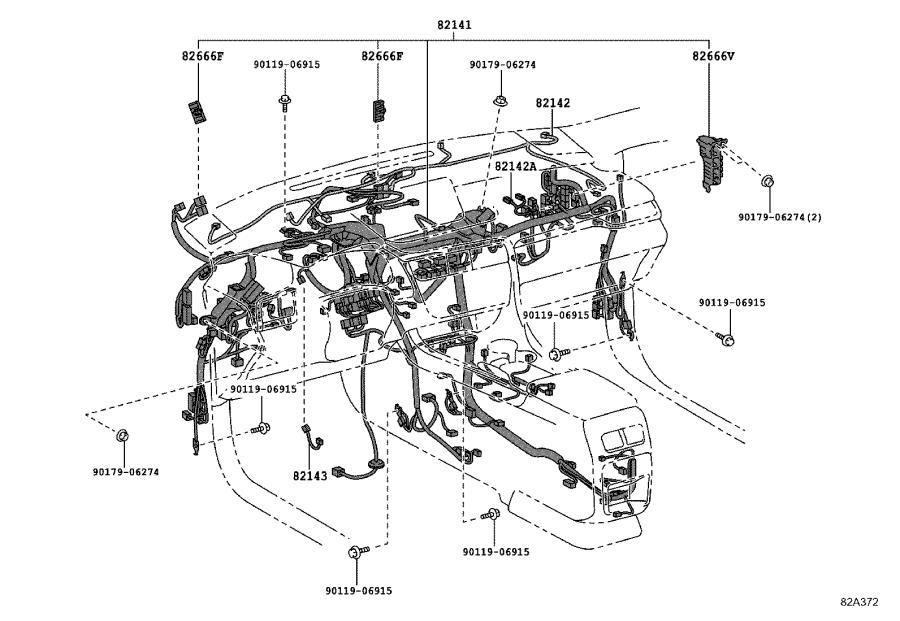 Lexus RX 350 Cap, alternator terminal. Engine, connector - 8282348010