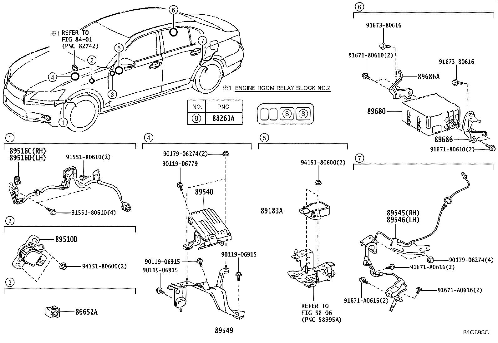 Theft sensor lexus